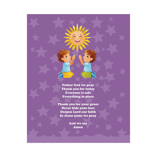 Sunlit Prayer: Child's Inspirational Art & Verse